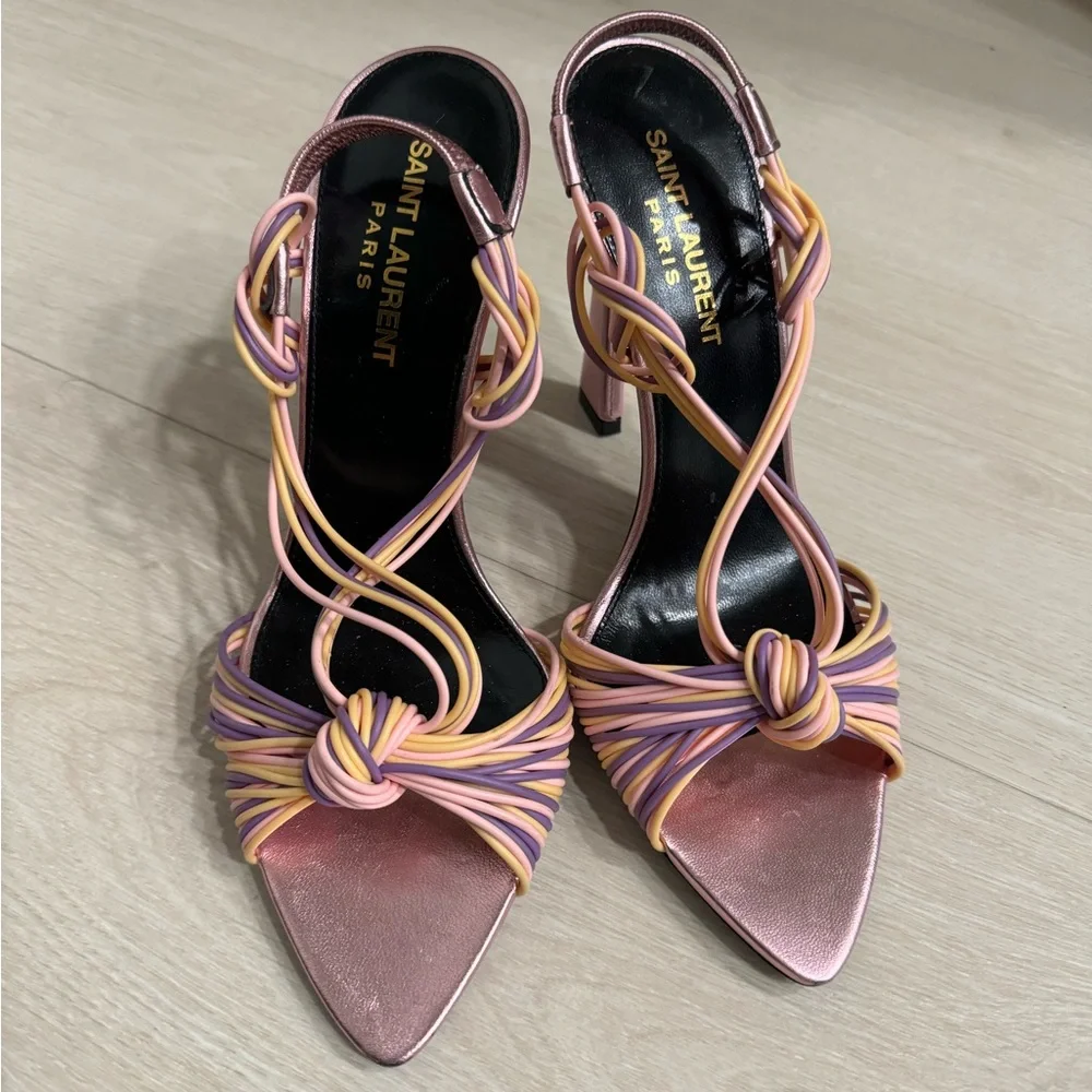 Saint Laurent Strappy Heels - Picture 5 of 10